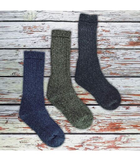 Sock Snob - 3 Paires Chaussettes Merinos Froid Chaudes Randonnée