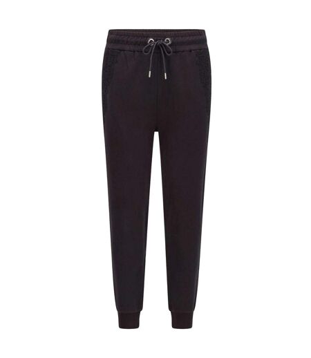 Womens/ladies Emonis Tracksuit Bottoms Black Boss