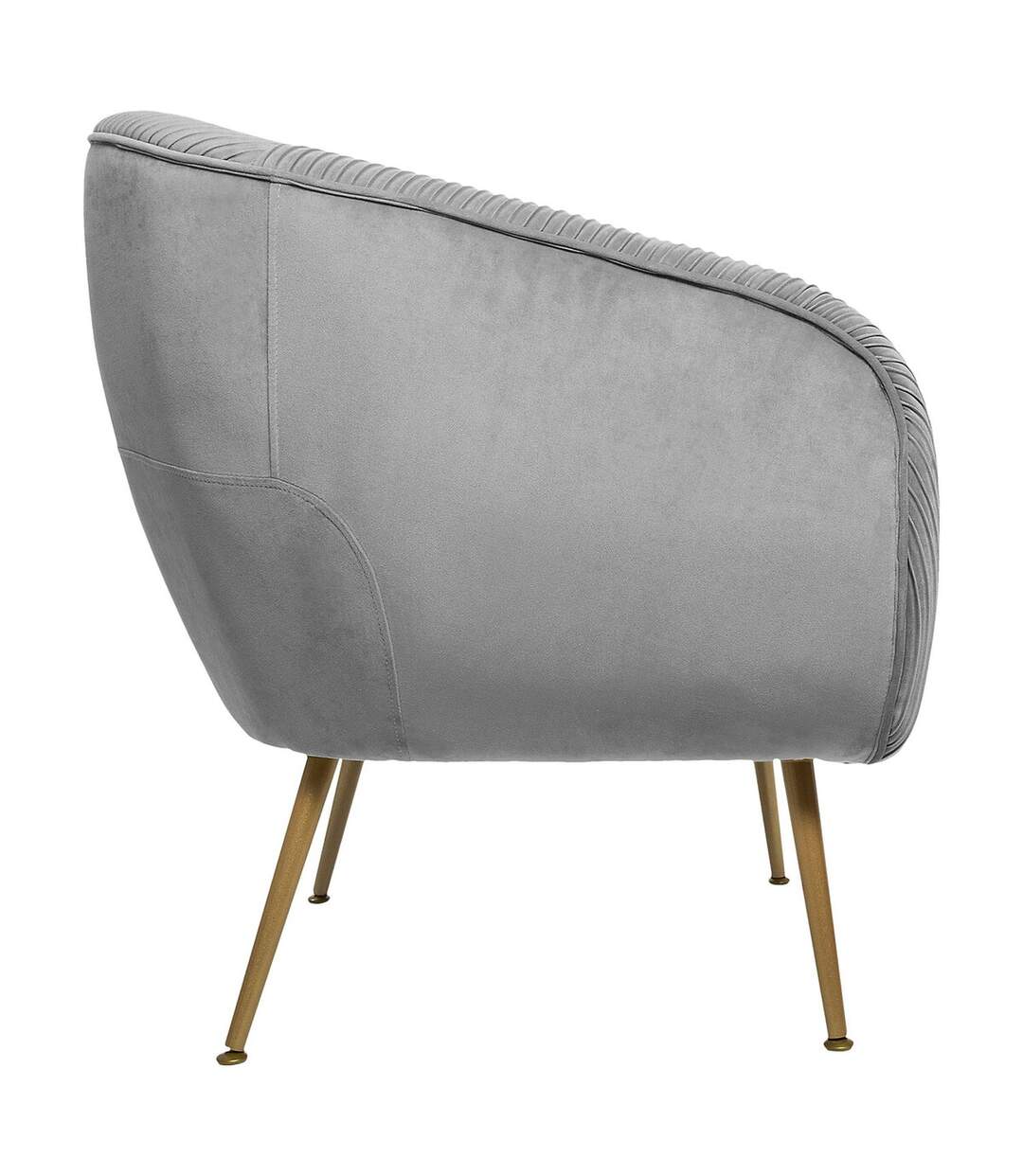 Fauteuil en velours Solaro-2