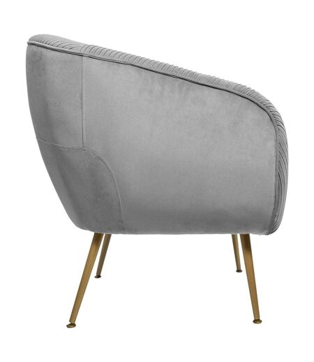 Fauteuil en velours Solaro