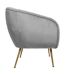 Fauteuil en velours Solaro-2