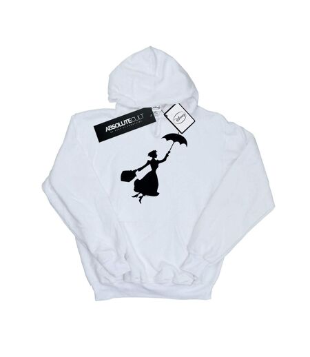 Disney Sweat à capuche à silhouette volante Mary Poppins Femmes/Dames (Blanc) - UTBI5209