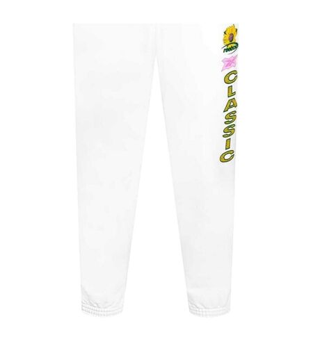 Unisex Adult Classic Graphic Print Relaxed Fit Jogging Bottoms White Reebok