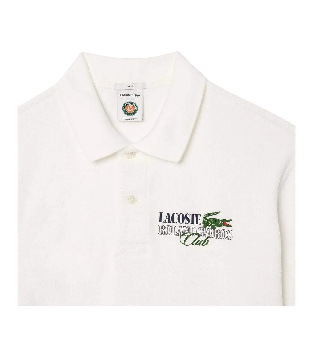 Polo Tennis Roland Garros Edition Adulte Crème Lacoste-3