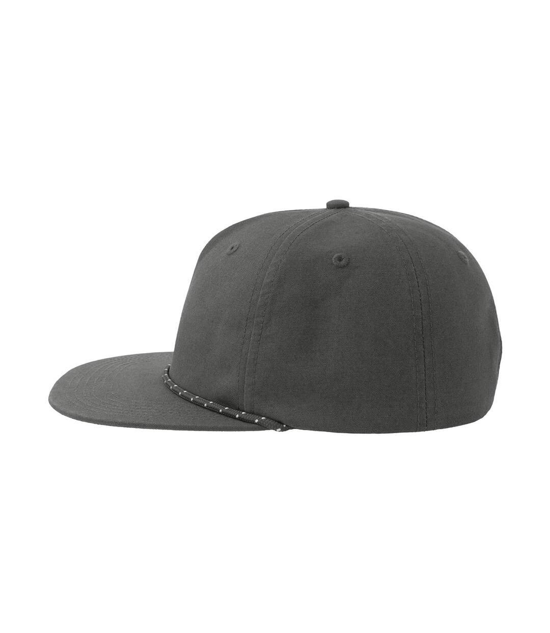 Casquette Motif/style 5 Panneaux Adulte Gris Foncé Atlantis-3