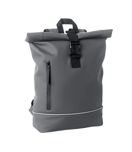 Laptosa roll top pu laptop backpack one size stone grey MidOcean