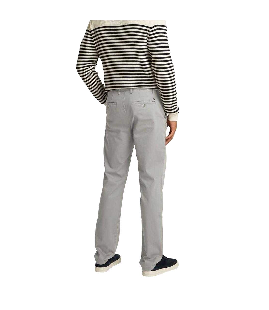Chino Motif/style Uni Denton Homme Gris Tommy Hilfiger-3