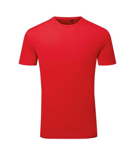T-shirt Motif/style Texturé Homme Rouge Orange TriDri