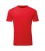 T-shirt Motif/style Texturé Homme Rouge Orange TriDri-1