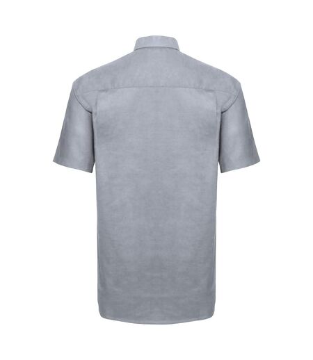 Chemise Manches Courtes Homme Gris Russell