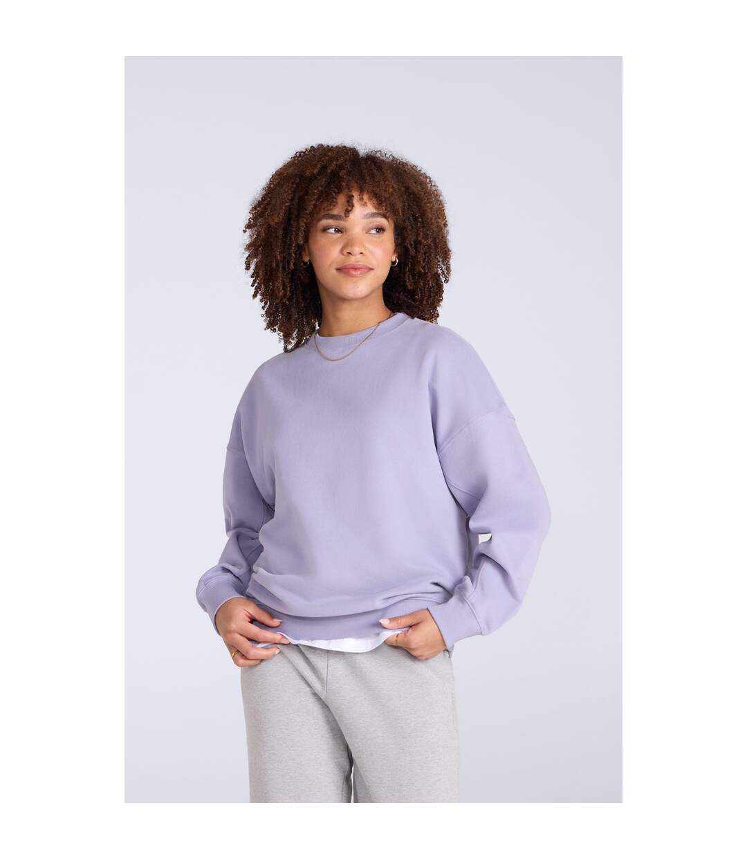 Womens/ladies Dakota Graphic Sweatshirt Light Blue Animal-1
