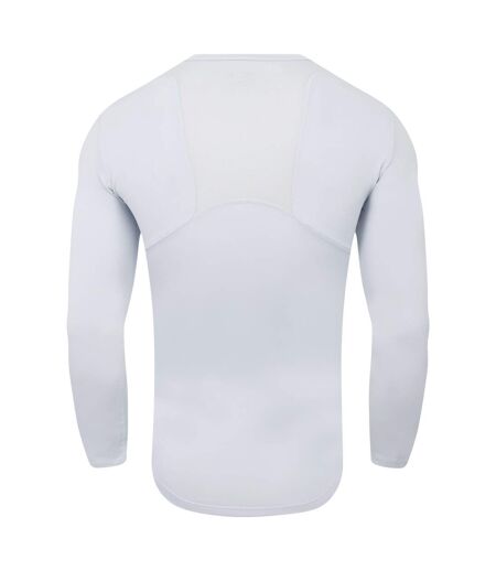 Mens elite v neck base layer top gray dawn Umbro