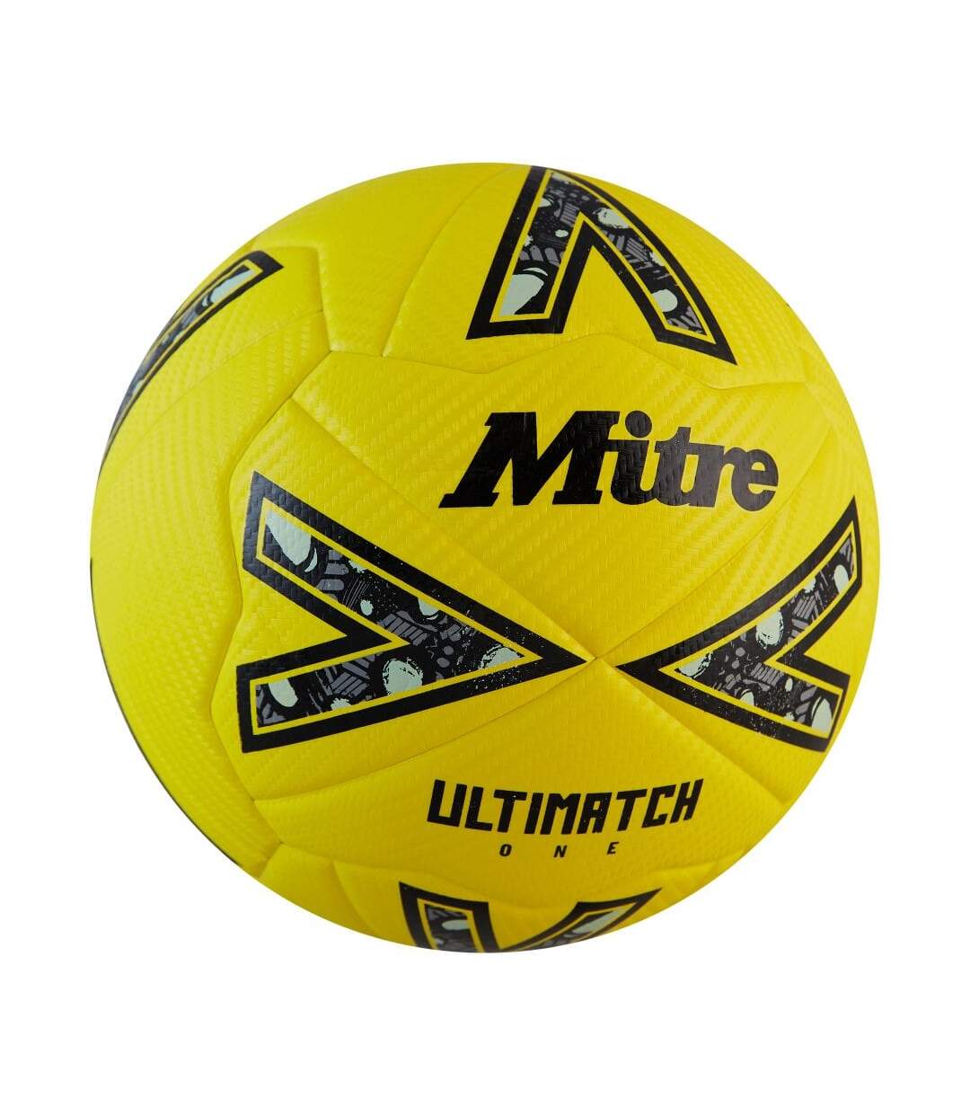 Ballon de foot ultimatch one taille 4 jaune Mitre-2