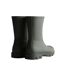 Mens downpour short wellington boots dark olive Hunter-2