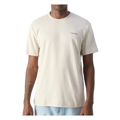 T-shirt Beige Homme Calvin Klein Jeans Micro - L