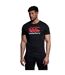 Mens Logo Cotton Blend T-shirt Black Canterbury-2