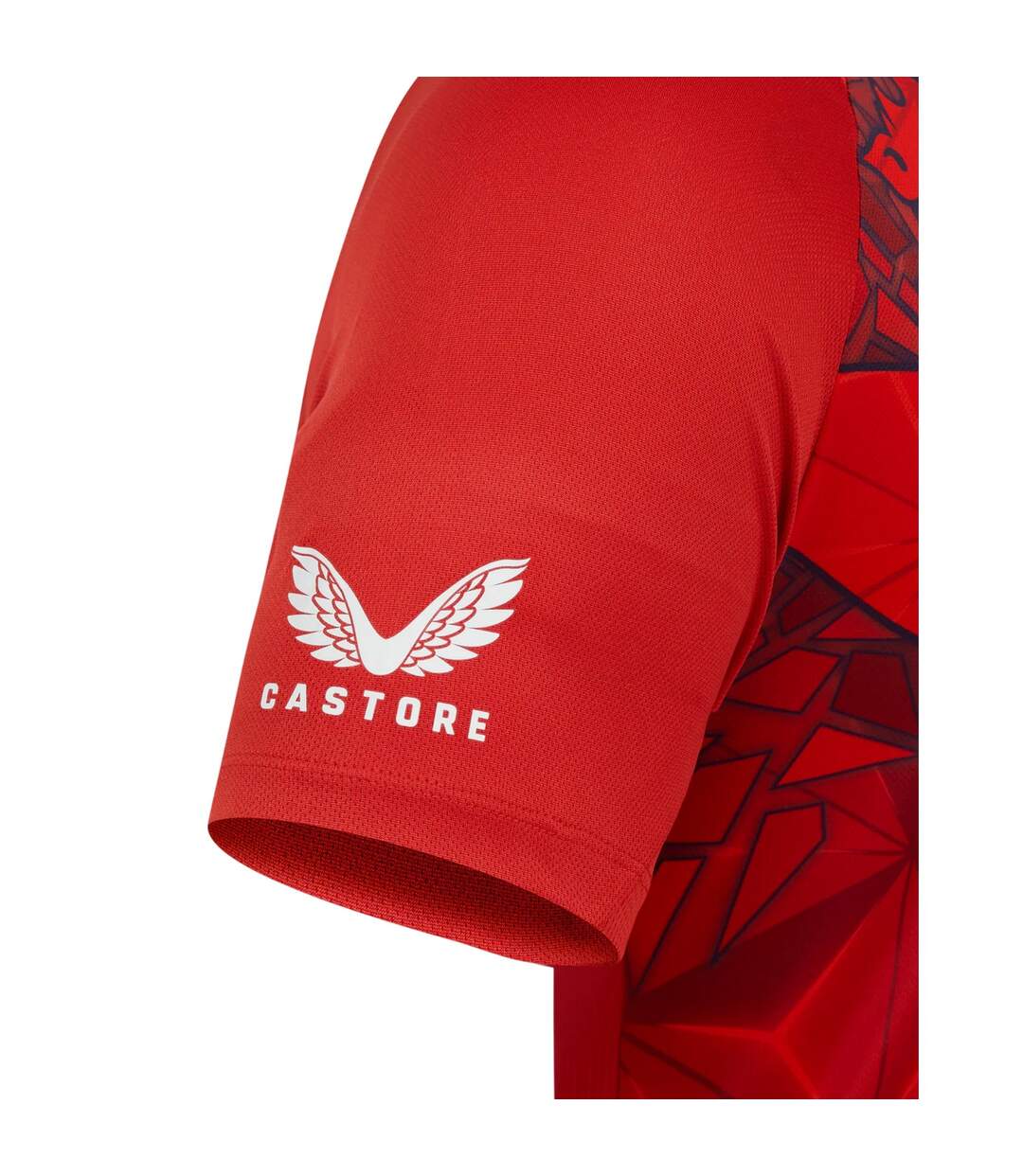 Mens Ecb T20 England Cricket Replica Cricket Shirt Red Castore-4