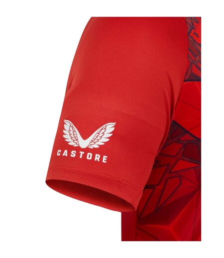 Mens Ecb T20 England Cricket Replica Cricket Shirt Red Castore