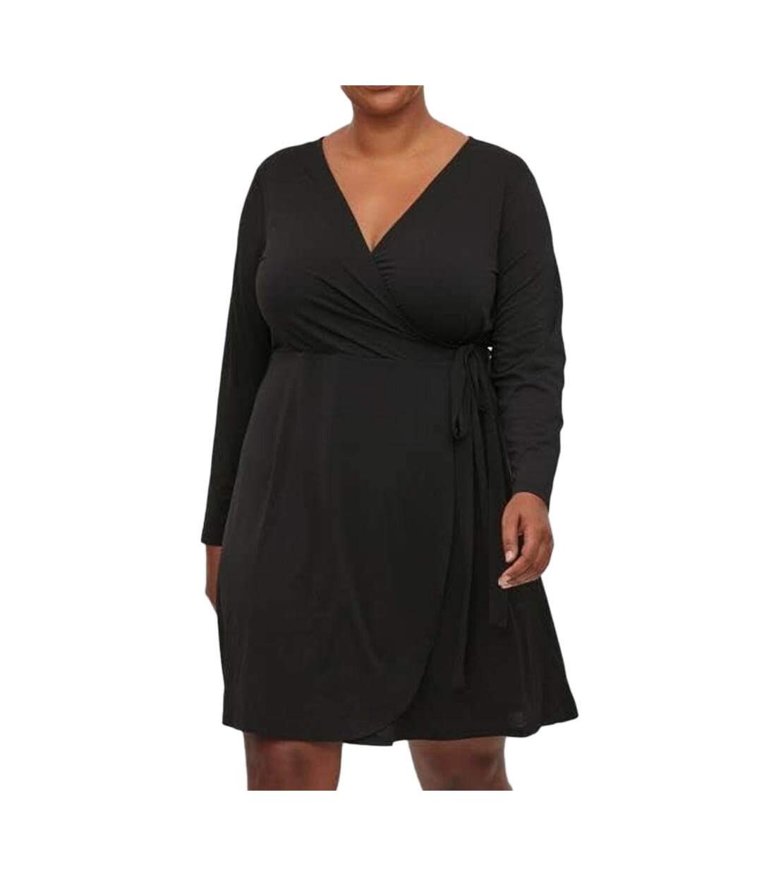 Robe Noire Femme Vila Evoked Borneo - 46-1