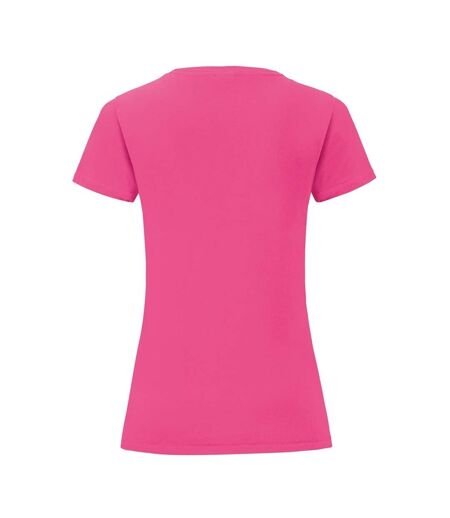 Fruit of the Loom Womens/Ladies Iconic 150 T-Shirt (Fuchsia) - UTBC4777
