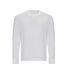 Womens/ladies 100 oversized long-sleeved t-shirt white Awdis-1