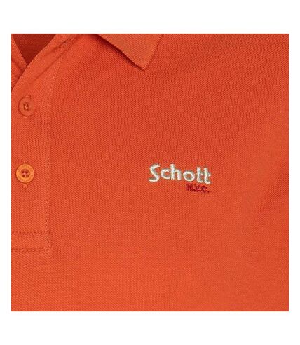 Polo Orange Homme Schott S0022 - M