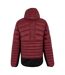 Veste Hybride Leedre Homme Pourpre Foncé Noir Regatta-3