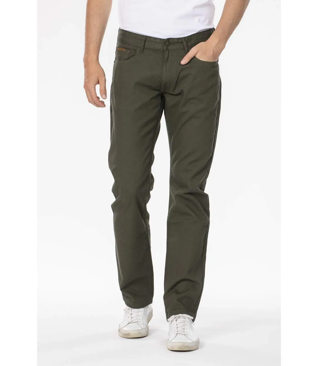Jeans RL70 coupe droite confort coton dobby piqué léger AMAL 'Rica Lewis'-1