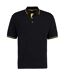 Polo À Manches Courtes  St. Mellion Pour Homme Noir Jaune Kustom Kit-1