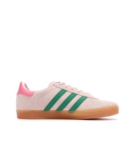 Baskets rose/vert adidas gazelle