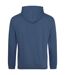 Sweat À Capuche College Adulte Bleu Ardoise Awdis-2