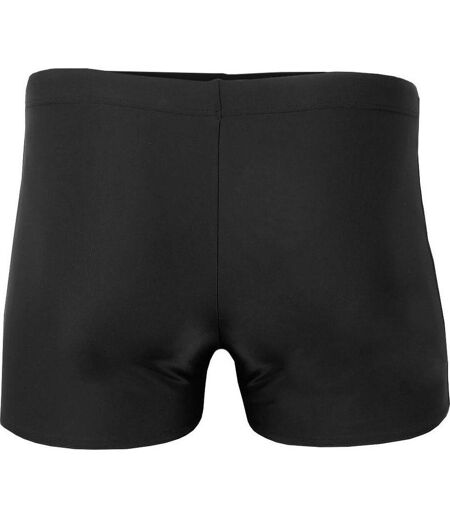 Mens Sykes Swim Shorts Black Grey Crowell