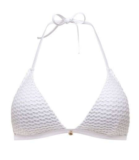 Haut de maillot de bain triangle blanc Embrun