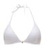 Haut de maillot de bain triangle blanc Embrun-1