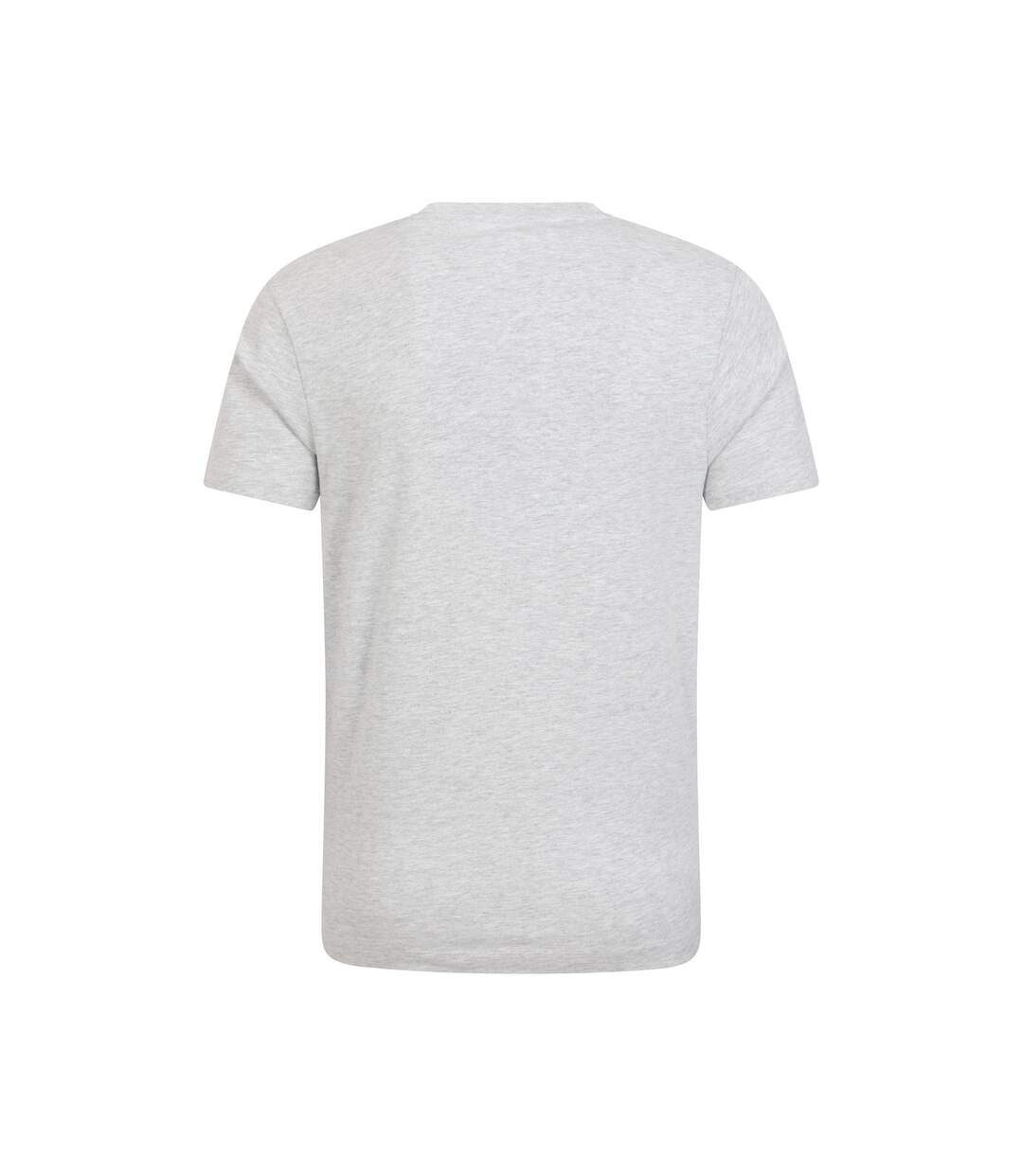 T-shirt homme gris clair Mountain Warehouse-2