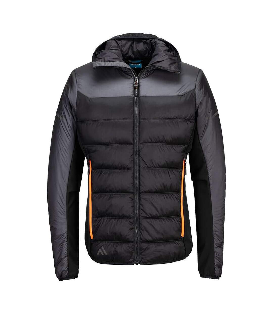 Mens Ev4 Baffled Insulated Jacket Metal Grey Portwest-1