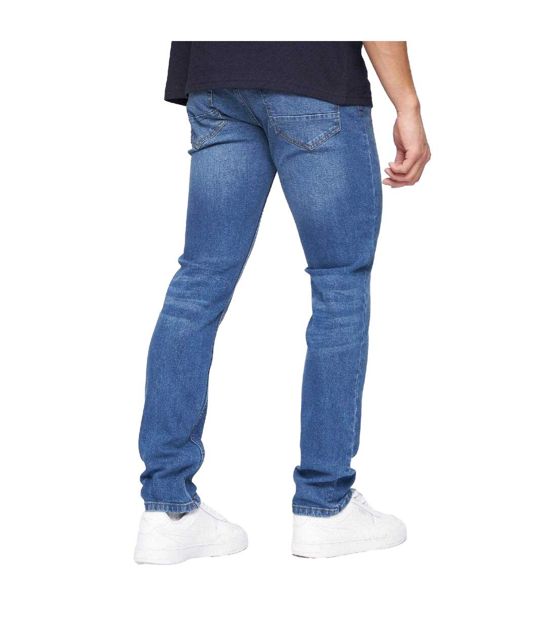 Jean Homme Bleu Crosshatch-3