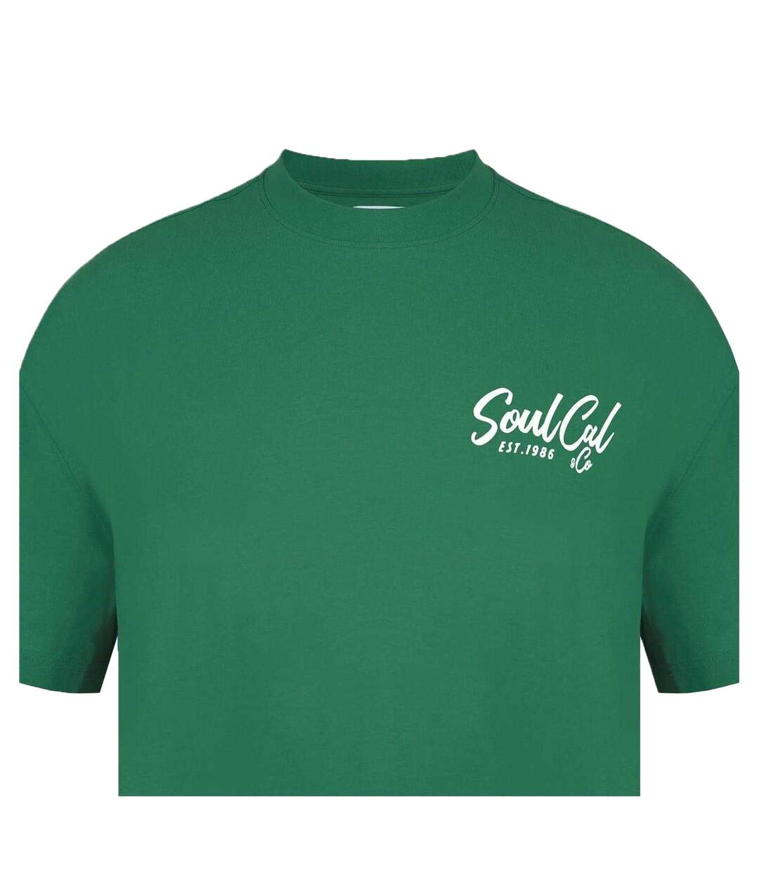 T-shirt Fast Food Homme Vert SoulCal-3