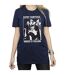 Disney - T-shirt EVERY FAIRY TALE NEEDS A VILLAIN - Femme (Bleu marine) - UTBI1669-1