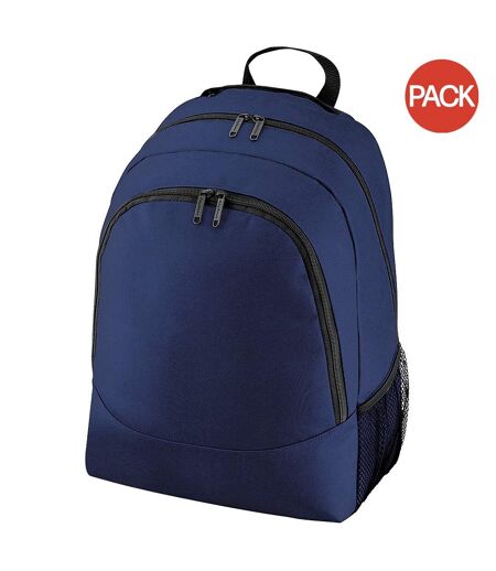 Lot de 2  Sac à dos 18 litres taille unique bleu marine Bagbase