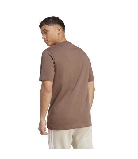 T-shirt Motif/style Logo Homme Marron Adidas