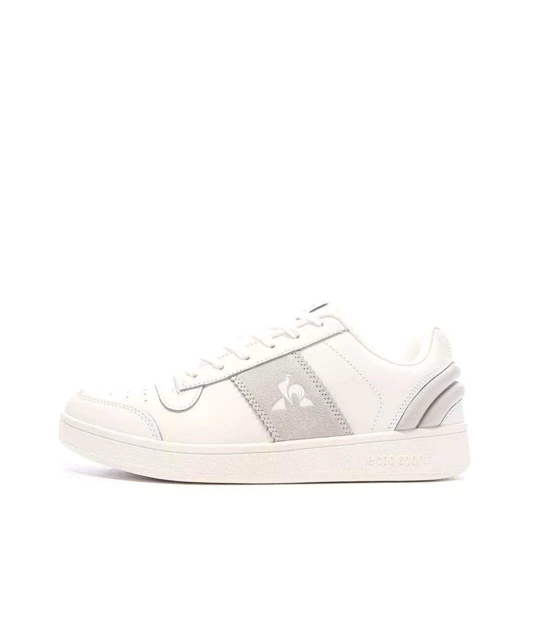 Baskets blanches/grises homme le coq sportif olympia-1