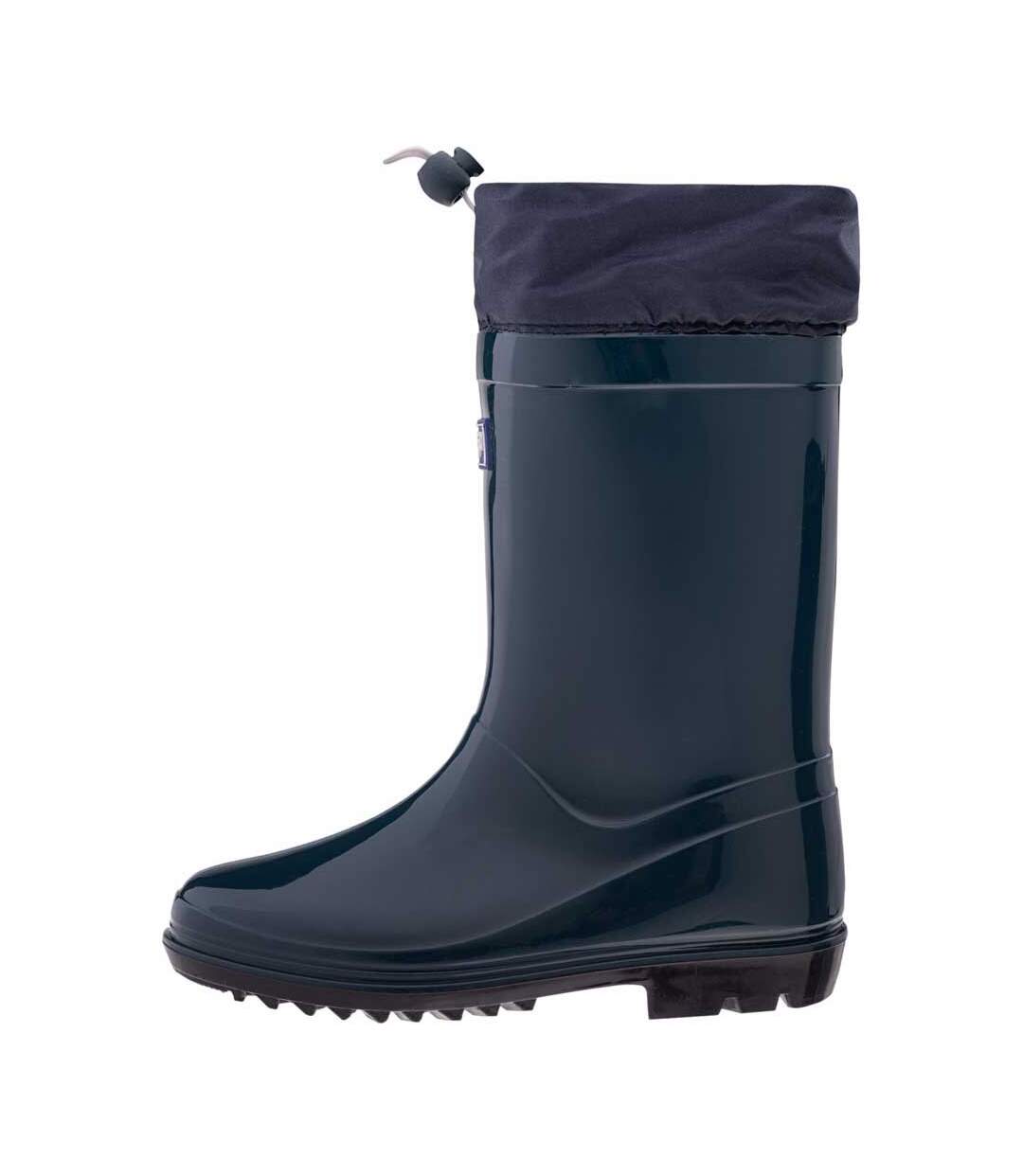 Bejo - Bottes de pluie KAI - Enfant (Bleu sarcelle mat / Saphir foncé) - UTIG1689-2