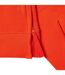 Sweat À Capuche Short Cut Femme Orange Lacoste-4