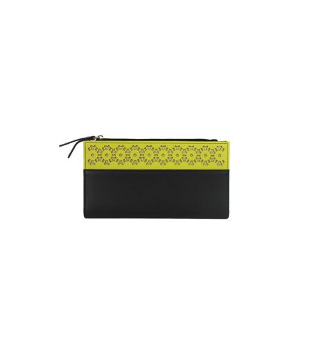 Eastern Counties Leather Womens/Ladies Karlie Contrast Panel Coin Purse (Black/Daquiri) (One size)