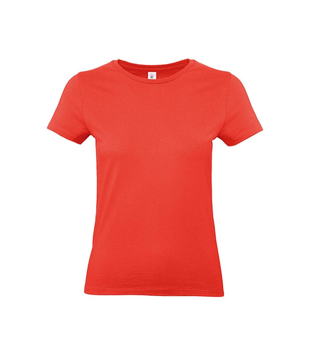 T-shirt #e190 Femme Rouge Orangé Vif B&C-1