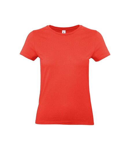 T-shirt #e190 Femme Rouge Orangé Vif B&C