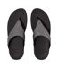 Womens/ladies Lulu Glitterball Toe Post Wedge Sandals Silver Fit Flop-3