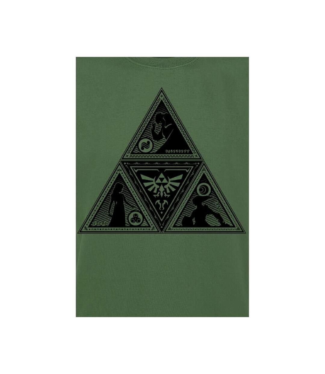 Nintendo - T-shirt TRIFORCE - Adulte (Vert) - UTHE321-3