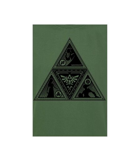 Nintendo - T-shirt TRIFORCE - Adulte (Vert) - UTHE321